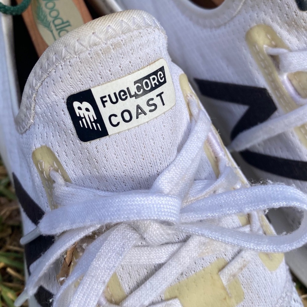 New Balance FuelCore Coast v3 Womens 7 White Black Mesh Running Shoes WCOASWT3 - Picture 9 of 10